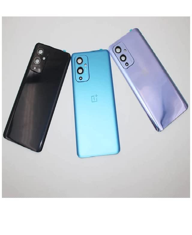 Back Glass Panel for Oneplus 9 Arctic Sky with Camera Lens Module and Self Adhesive Tape - EGFix Back Glass Panel for Oneplus 9 Arctic Sky with Camera Lens Module and Self Adhesive Tape - EGFix